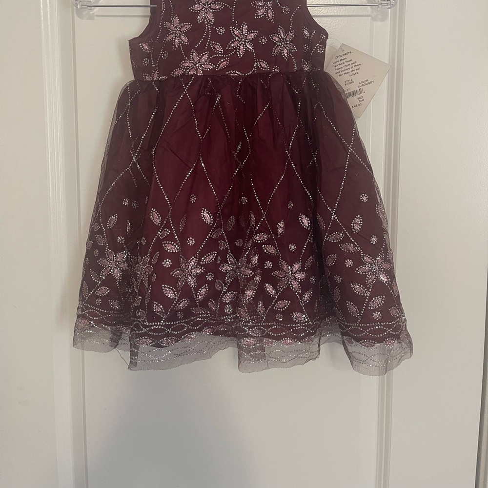 BLUEBERi boulevard Formal Tulle Girls Dress Size 24 Months